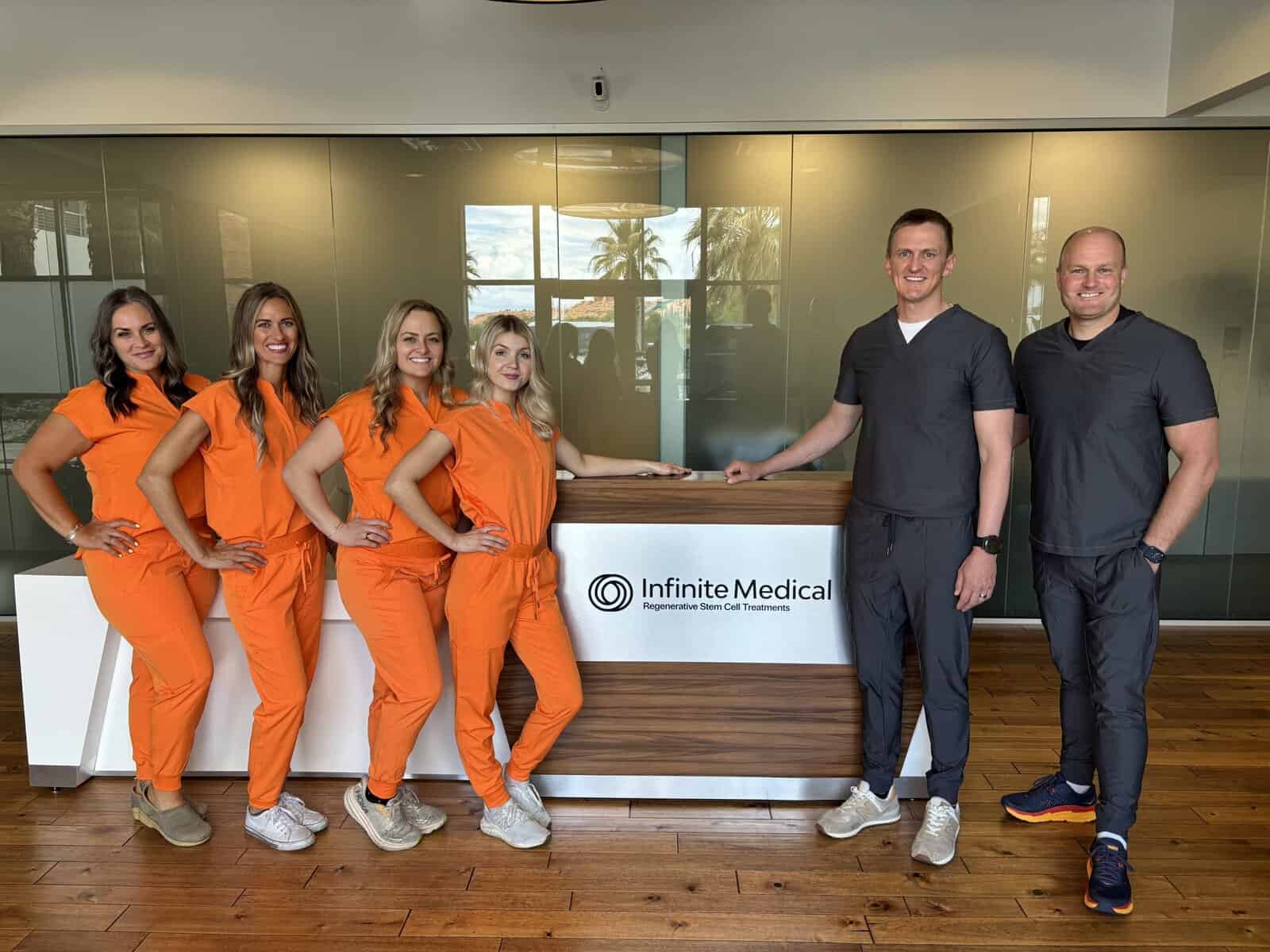 Infinite Medical front desk team
